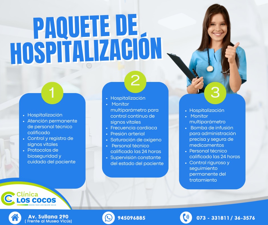 PAQUETE DE HOSPITALIZACION